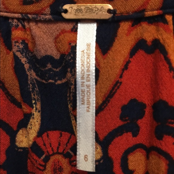 Free People button down mini dress. - Picture 3 of 3